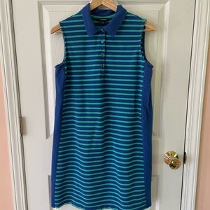 Lands' End Sleeveless Cotton Dress-Petite Large